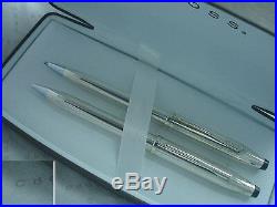 Cross Made in USA Century II Solid Sterling Silver Pen and 0.5mm Pencil Set