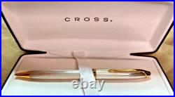 Cross Pinnacle Sterling Silver Ballpoint Pen New In Box Made In USA 902-2