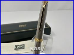 Cross Pinnacle Sterling Silver Ballpoint Pen New In Box New Old Stock