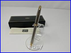 Cross Pinnacle Sterling Silver Ballpoint Pen New In Box New Old Stock