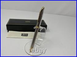 Cross Pinnacle Sterling Silver Ballpoint Pen New In Box New Old Stock