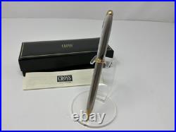 Cross Pinnacle Sterling Silver Ballpoint Pen New In Box New Old Stock
