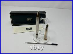 Cross Pinnacle Sterling Silver Ballpoint Pen New In Box New Old Stock