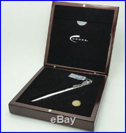 Cross Sterling Silver Limited Edition Tennis Hall Fame Fountain Pen New In Box