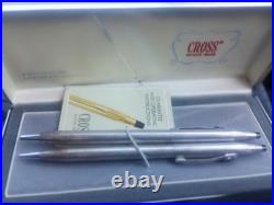 Cross Sterling Silver Vintage Pen and Pencil Set 36.8 Grams