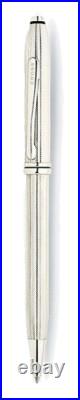 Cross Townsend Sterling Silver Ballpoint Pen New In Box 652 Made In Usa