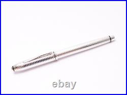 Cross Townsend Sterling Silver Rollerball Pen New In Box 655 Made In Usa