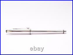 Cross Townsend Sterling Silver Rollerball Pen New In Box 655 Made In Usa