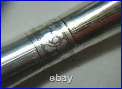 Cross Vintage 50s Sterling Silver Roses and Sheath Ballpoint Pen & Pencil Set