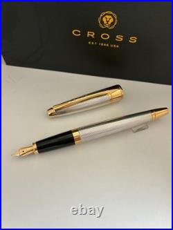 Cross apogee Sterling Silver Fountain Pen 18kt Gold Nib
