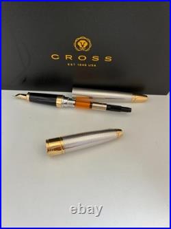 Cross apogee Sterling Silver Fountain Pen 18kt Gold Nib