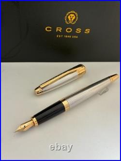 Cross apogee Sterling Silver Fountain Pen 18kt Gold Nib