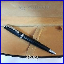 Curtis Australia Black Ball Pen Sterling Silver Appointments