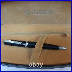 Curtis Australia Black Ball Pen Sterling Silver Appointments