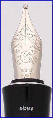 Curtis Australia Classic Dreamtime Fountain Pen Amber & Sterling, Steel Nibs