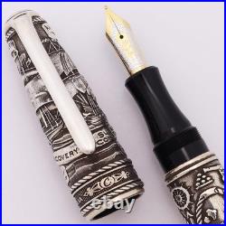 Curtis Australia Jamestown Fountain Pen Engraved Sterling Silver, 18k Nib NEW Curtis Australia Jamestown Fountain Pen Engraved Sterling Silver, 18k Nib NEW