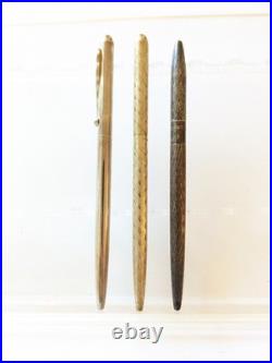 D1 vtg 3x Tiffany And Co. Sterling Silver Slim Ballpoint Pen Lot Uncommon