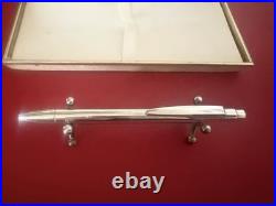 DELTA 925 Sterling Silver Ballpoint Pen Click Dome Strong Vintage 1980s