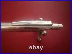 DELTA 925 Sterling Silver Ballpoint Pen Click Dome Strong Vintage 1980s