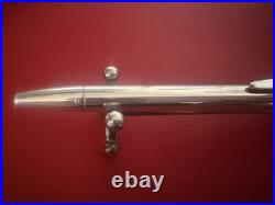 DELTA 925 Sterling Silver Ballpoint Pen Click Dome Strong Vintage 1980s
