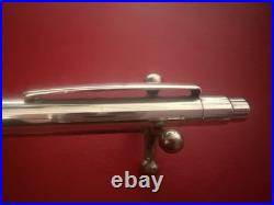DELTA 925 Sterling Silver Ballpoint Pen Click Dome Strong Vintage 1980s