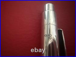 DELTA 925 Sterling Silver Ballpoint Pen Click Dome Strong Vintage 1980s