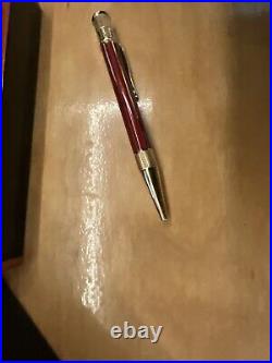 David Oscarson Red And Gold Ballpoint Limited Edition 06/ 88 Ballpoint