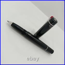 Delta Dolcevita Smorifa ChromeTrim Black Roller Pen Sterling Silver Appointments