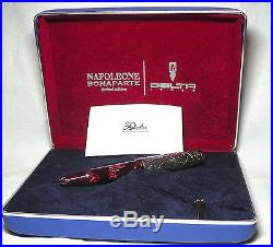 Delta Napoleon Limited Edition Pen in Red 424/808 New Old Stock in Box