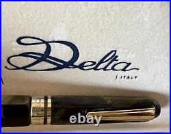 Delta Pen Sphere Marble Faceted And Silver 925 Marking with Box