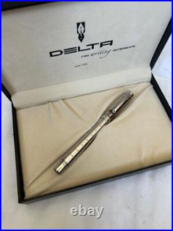 Delta Sterling Silver Rollerball Pen-Excellent condition