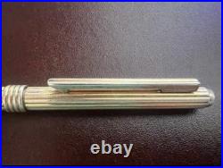 Dior Ballpoint Pen Solid SILVER 925 Rotating Writes Vintage