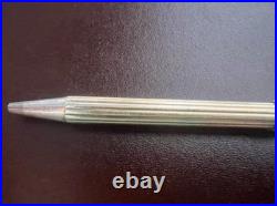 Dior Ballpoint Pen Solid SILVER 925 Rotating Writes Vintage