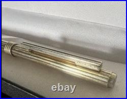 Dior Ballpoint Pen Solid SILVER 925 Rotating Writes Vintage