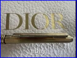 Dior Ballpoint Pen Solid SILVER 925 Rotating Writes Vintage