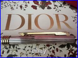Dior Silver 925 Ballpoint Pen With Golden Profiles Vintage Writing