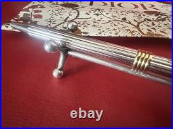 Dior Silver 925 Ballpoint Pen With Golden Profiles Vintage Writing
