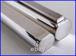 Dunhill Gemline Classic Dress Fountain Pen 18K Nib Sterling Silver 925