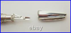 Dunhill Torpedo Sterling Silver 925 Ballpoint Pen with Scissors