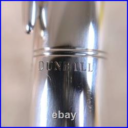 Dunhill Torpedo Sterling Silver 925 Ballpoint Pen with Scissors