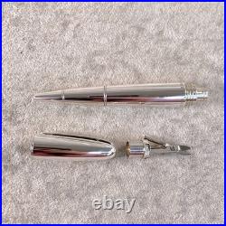 Dunhill Torpedo Sterling Silver 925 Ballpoint Pen with Scissors