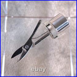 Dunhill Torpedo Sterling Silver 925 Ballpoint Pen with Scissors