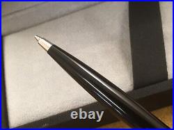 Edelfeder Ballpoint Pen by Waldmann Black with Sterling Silver 925 Cap in Box