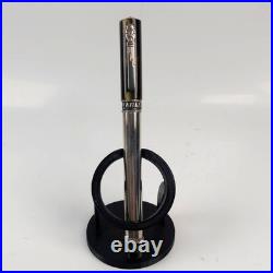 Elegant Vintage Marlen Sterling Silver Collection Fountain Pen 18K Gold NIB