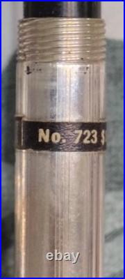Eversharp Slim Ventura Sterling Cap, Barrel 14k Gold Medium Nib USA Pencil