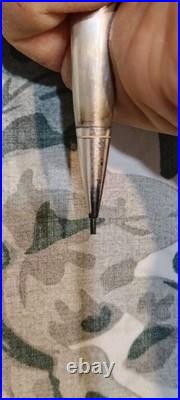 Eversharp Slim Ventura Sterling Cap, Barrel 14k Gold Medium Nib USA Pencil