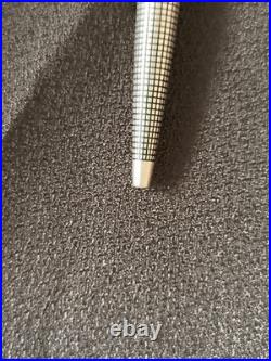 Excellent PARKER Sterling Silver Ballpoint Pen Made in France Vintage Rare