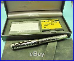 Excellent, Sheaffer Grand Connaisseur Fountain Pen In Sterling Silver