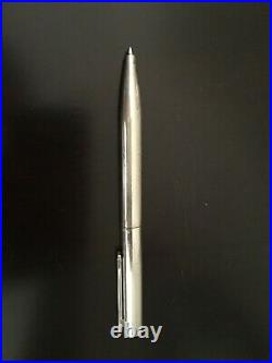 Executive Tiffany T-clip twist Ballpoint Pen sterling 925