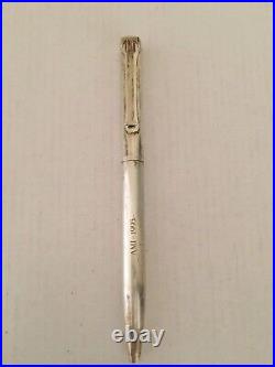 Executive Tiffany T-clip twist Ballpoint Pen sterling 925